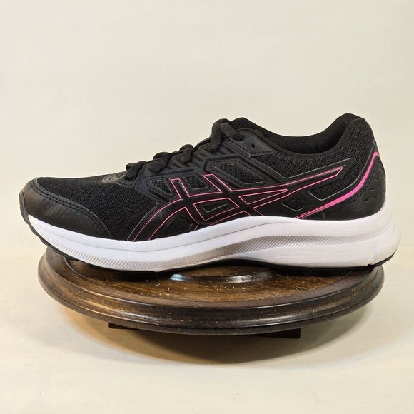 ASICS Women's Black and Pink Athletic Shoes - Picture 8 of 10